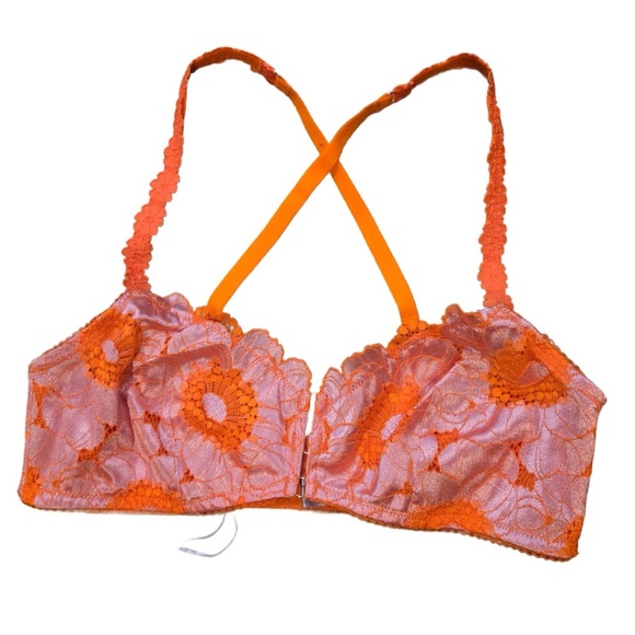 Orange Lace Bralette. New! - Picture 1 of 5
